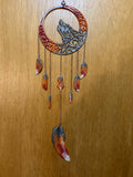 Wolf moon wall hanging