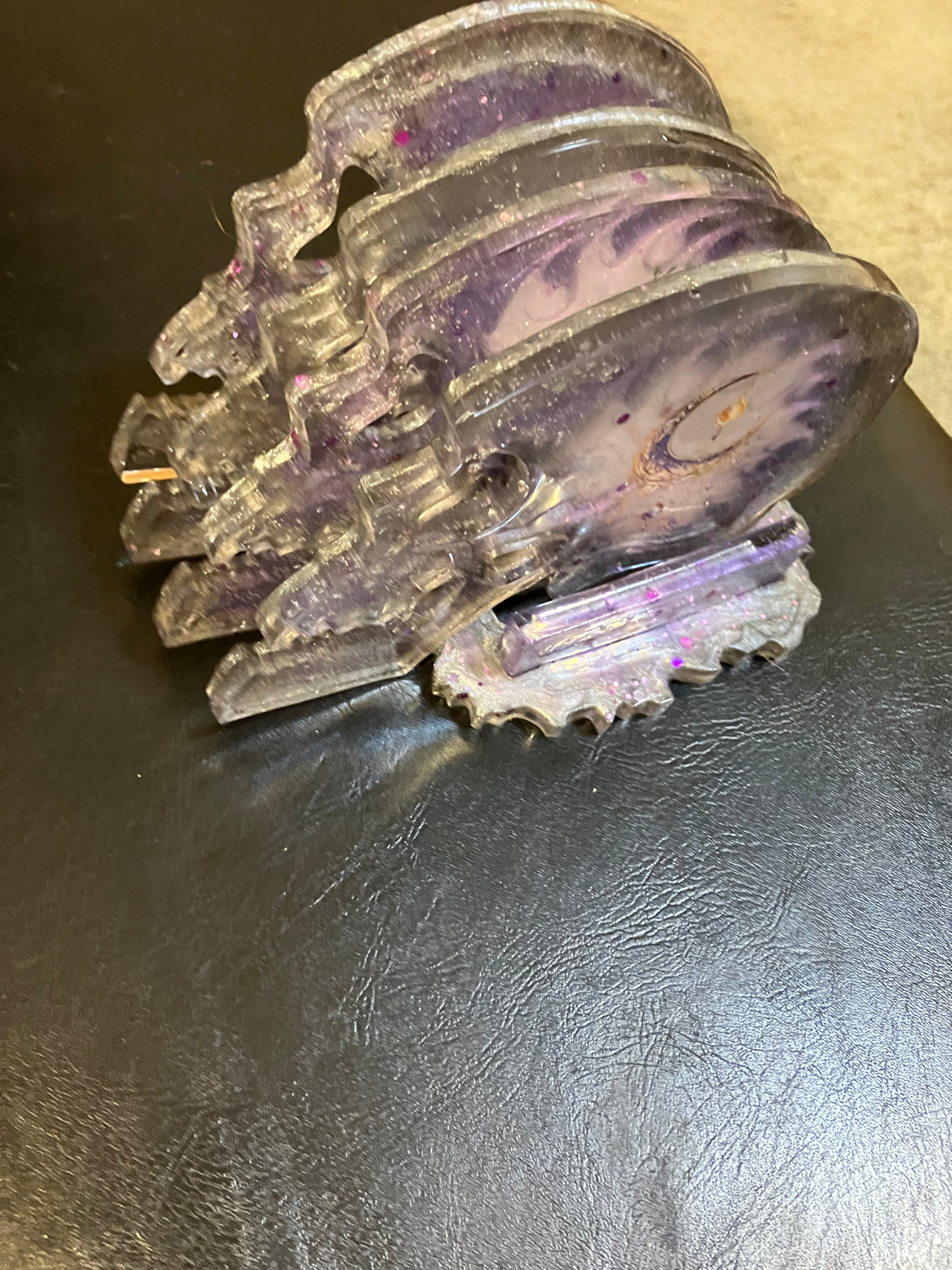 Witchy skull coasters