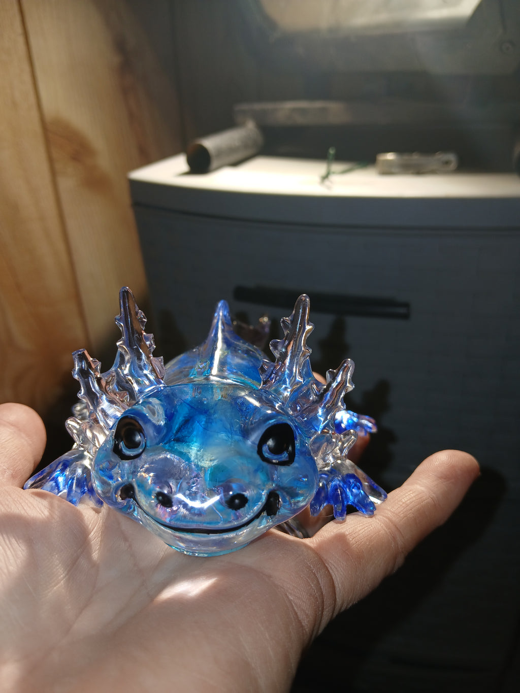 Custom resin Axolotl