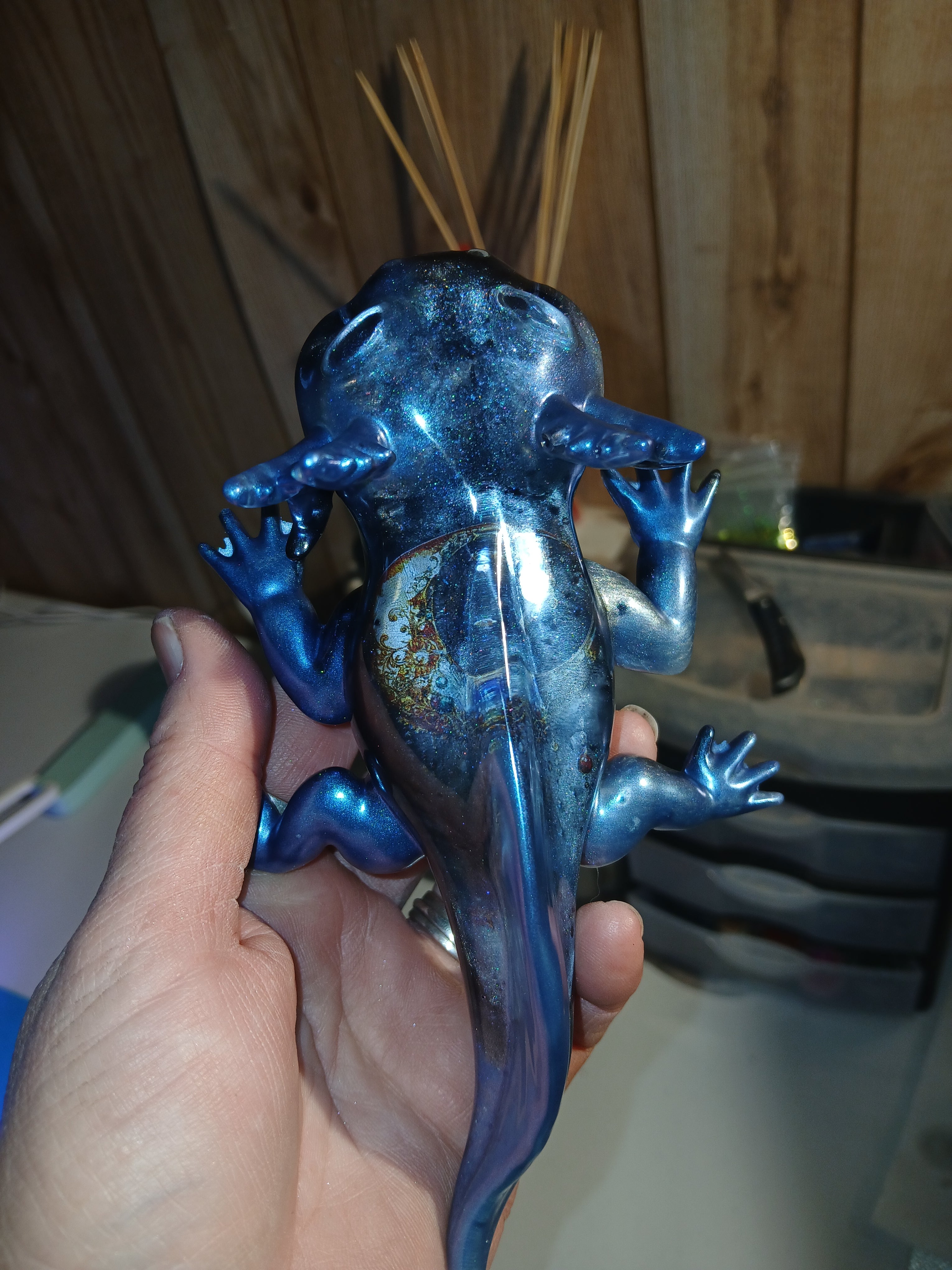 Custom resin Axolotl