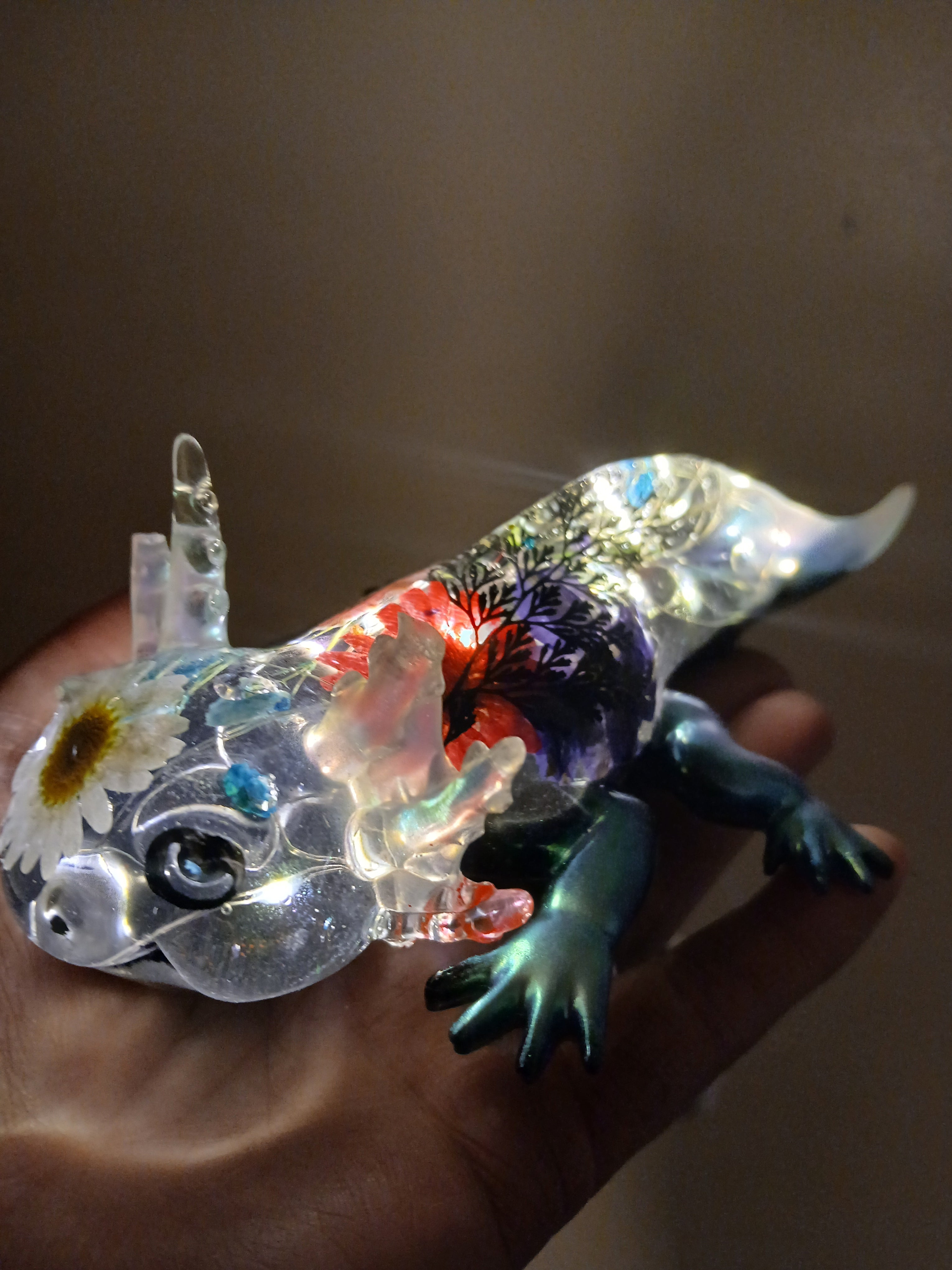 Custom resin Axolotl