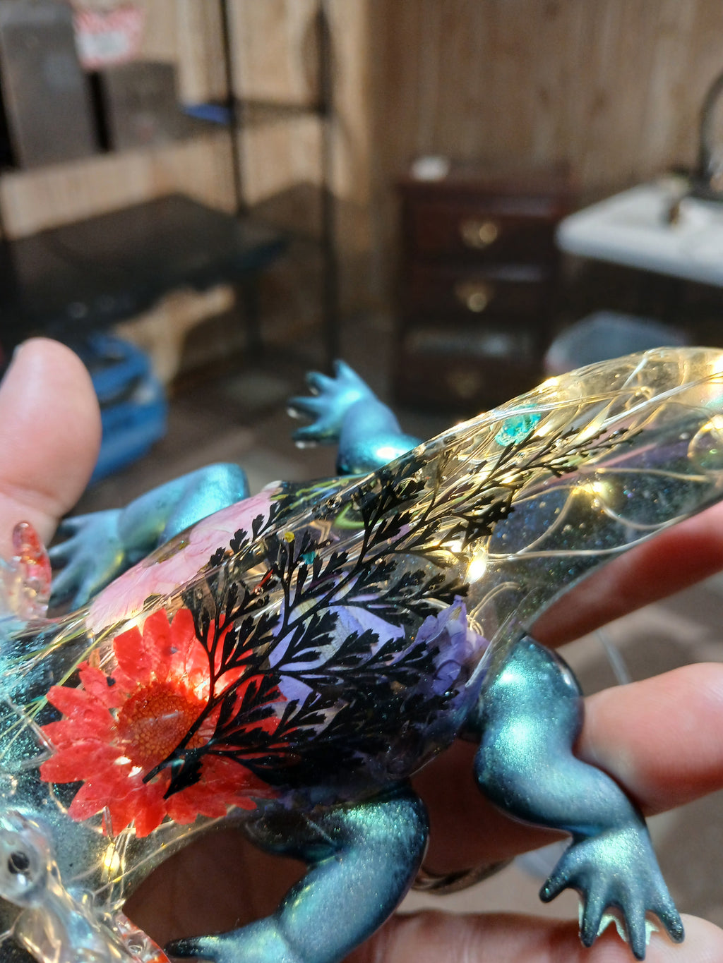 Custom resin Axolotl